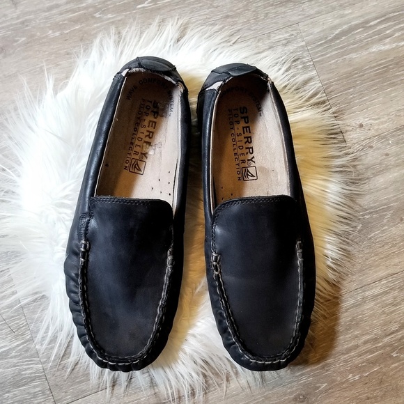 Sperry Other - Sperry topsider black leather loafers 10.5